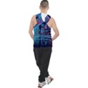 Digital Art Artwork Illustration Vector Buiding City Men s Sleeveless Hoodie View2