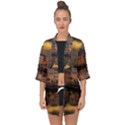 Old Port Of Maasslui Netherlands Open Front Chiffon Kimono View1