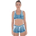 Architecture Blue Drawing Engineering City Modern Building Exterior Racerback Boyleg Bikini Set View1