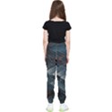 Architectural Design Abstract 3d Neon Glow Industry Kids  Elastic Waist Pants View2
