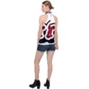 Comic-text-frustration-bother Halter Asymmetric Satin Top View2