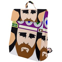 Comic-characters-eastern-magi-sages Flap Top Backpack