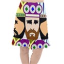 Comic-characters-eastern-magi-sages Fishtail Chiffon Skirt View1