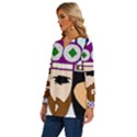 Comic-characters-eastern-magi-sages Long Sleeve Drawstring Hooded Top View2