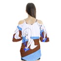 Spirit-boat-funny-comic-graphic Flutter Sleeve Tee  View2