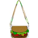 Hamburger-cheeseburger-fast-food Double Gusset Crossbody Bag View2