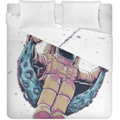 Drawing-astronaut Duvet Cover Double Side (king Size)