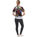 Mural Graffiti Paint Women s Sport Raglan Tee View2