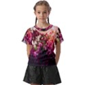 Pink Flower Kids  Front Cut Tee View1