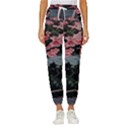 Pink Peony  Flower Women s Cropped Drawstring Pants View1