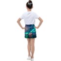 Amazing Aurora Borealis Colors Kids  Tennis Skirt View2