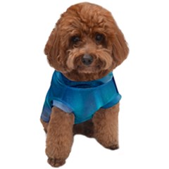Aurora Borealis Mountain Reflection Dog T-shirt