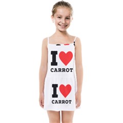 I Love Carrots  Kids  Summer Sun Dress