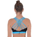Cross String Back Sports Bra View2