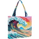 Ai Generated Waves Ocean Sea Tsunami Nautical Blue Sea (2) Mini Tote Bag View2