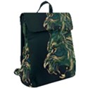 Angry Male Lion Flap Top Backpack View2