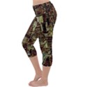 New York City Nyc Skyscrapers Lightweight Velour Capri Yoga Leggings View2