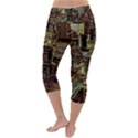 New York City Nyc Skyscrapers Lightweight Velour Capri Yoga Leggings View4