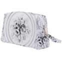 Vintage Design Line Art Frame Antique Old Retro Wristlet Pouch Bag (Large) View2