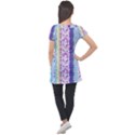 Background Graphic Beautiful Wallpaper Art Puff Sleeve Tunic Top View2