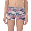 Waves Ocean Sea Water Pattern Rough Seas Reversible Boyleg Bikini Bottoms View1