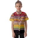 Neopolitan Horizontal Lines Strokes Kids  Short Sleeve Shirt View1