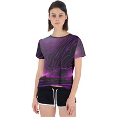 Pink Storm Pink Lightning Open Back Sport Tee