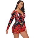 Carlos Sainz Long Sleeve Boyleg Swimsuit View3