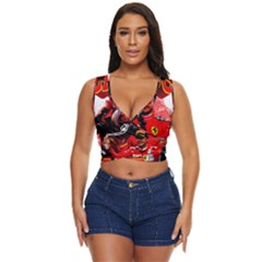 Carlos Sainz Women s Sleeveless Wrap Top