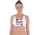 I love cafe au late Cross String Back Sports Bra View1