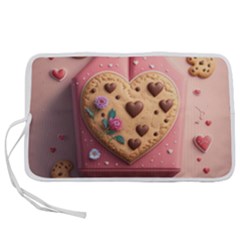 Cookies Valentine Heart Holiday Gift Love Pen Storage Case (s) by Ndabl3x