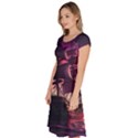 Ship Pirate Adventure Landscape Ocean Sun Heaven Classic Short Sleeve Dress View2