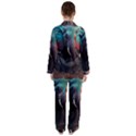 Elephant Tusks Trunk Wildlife Africa Women s Long Sleeve Satin Pajamas Set	 View2