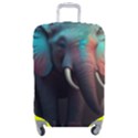 Elephant Tusks Trunk Wildlife Africa Luggage Cover (Medium) View1