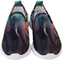 Elephant Tusks Trunk Wildlife Africa Kids  Slip On Sneakers View1