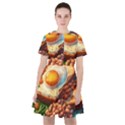 Breakfast Egg Beans Toast Plate Sailor Dress View1