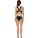 Background Dots Circles Graphic Low Cut Ruffle Edge Bikini Set View4