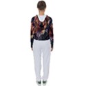Flower Orange Lilly Women s Slouchy Sweat View2
