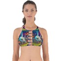 Mushrooms Fungi Psychedelic Perfectly Cut Out Bikini Top View1