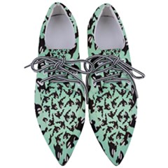 Orca Killer Whale Fish Pointed Oxford Shoes