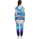 Wave Ocean Sea Tsunami Nautical Nature Water Cropped Zip Up Lounge Set View2