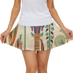 Egyptian Paper Papyrus Hieroglyphs Women s Skort