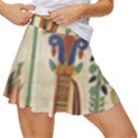 Egyptian Paper Papyrus Hieroglyphs Women s Skort View3