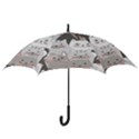 Cute Cats Seamless Pattern Hook Handle Umbrellas (Medium) View3