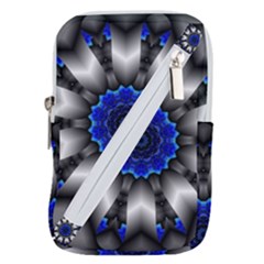 Kaleidoscope Abstract Round Belt Pouch Bag (small)