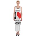 I love chocolate donut Fitted Maxi Dress View1