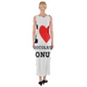 I love chocolate donut Fitted Maxi Dress View2