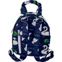 Swan Pattern Elegant Design Travel Backpack View2