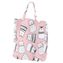 Cute Cats Cartoon Seamless-pattern Giant Grocery Tote View2