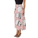Cute Cats Cartoon Seamless-pattern Classic Midi Chiffon Skirt View2